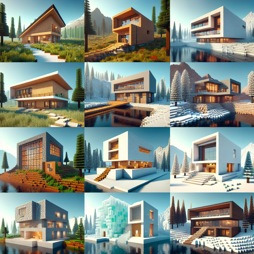 10 Inspiring Simple and Minimalist Minecraft House Designs